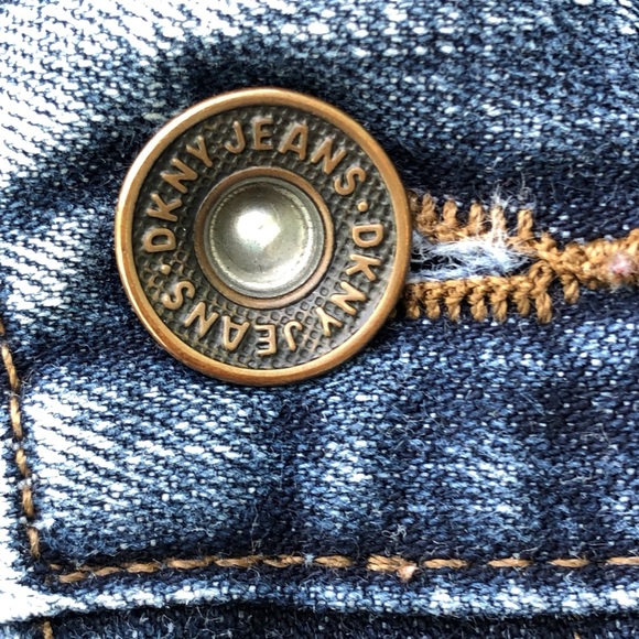 DKNY Jeans Size 10L Vintage 100 % Cotton Made in USA Wow - Picture 15 of 16